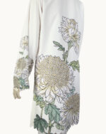 Cream With Green & Gold Florals Co-ord Stitched - Image 7
