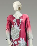 Stitched Co-ord  Dazzling Red Lawn - Image 6