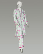 Stitched Co-ord Soft White Lawn