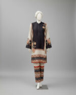 Stitched Co-ord Contrast Tone Lawn - Image 2