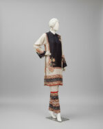 Brown & Cream With Ethnic Florals Co-ord Stitched - Image 4