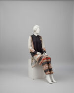 Brown & Cream With Ethnic Florals Co-ord Stitched - Image 2