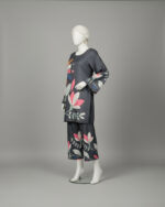 Black With Bold Florals Co-ord Stitched - Image 4