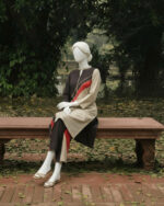 Stitched Co-ord Contrast Tone Lawn