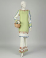 Co-ord Lime Green Lawn-stitched - Image 3