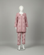 Stitched Co-ord Baby Pink Lawn - Image 2