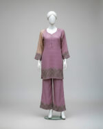 Stitched Co-ord Pastel Lavender Lawn - Image 4