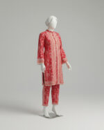 Stitched Co-ord  Striking Red Lawn - Image 3