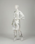 Cream With Green & Gold Florals Co-ord Stitched - Image 2