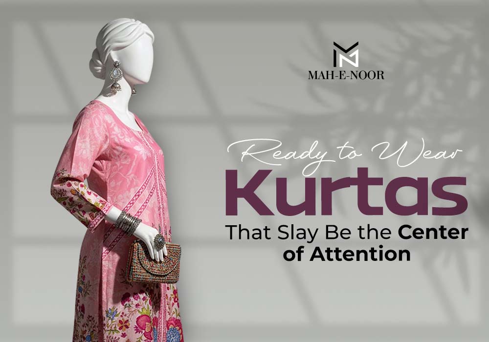 ready to wear kurtas - wear mahenoor