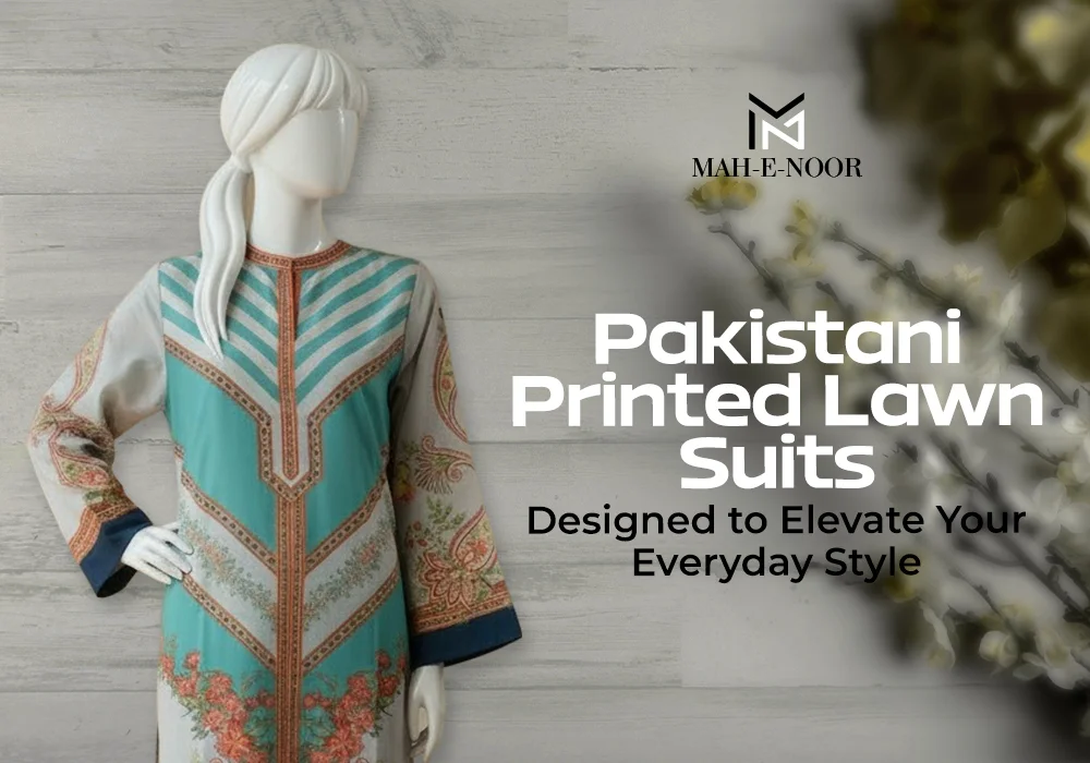 pakistani printed lawn suits​ - Wear Mahenoor